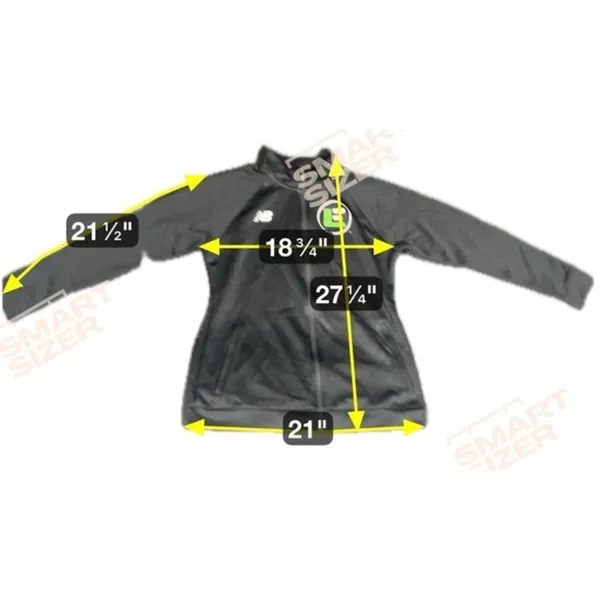New‎ Balance x Lacrosse Women Size Large Logo Black Jacket Sporty Activewear - Image 8