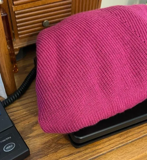 Chelsea & Theodore Cashmere Blend Sweater Fuchsia Sweater Women’s Size XL Soft - Image 12