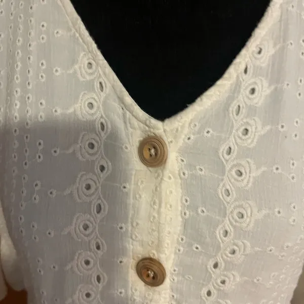 Matilda Jane Have A Good‎ Day Blouse Size S - Image 3