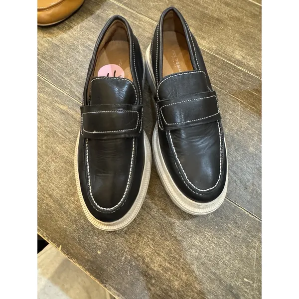 Shoe The Bear IONA CHUNKY LEATHER LOAFERS Size 8.5 Lug Sole - Image 4