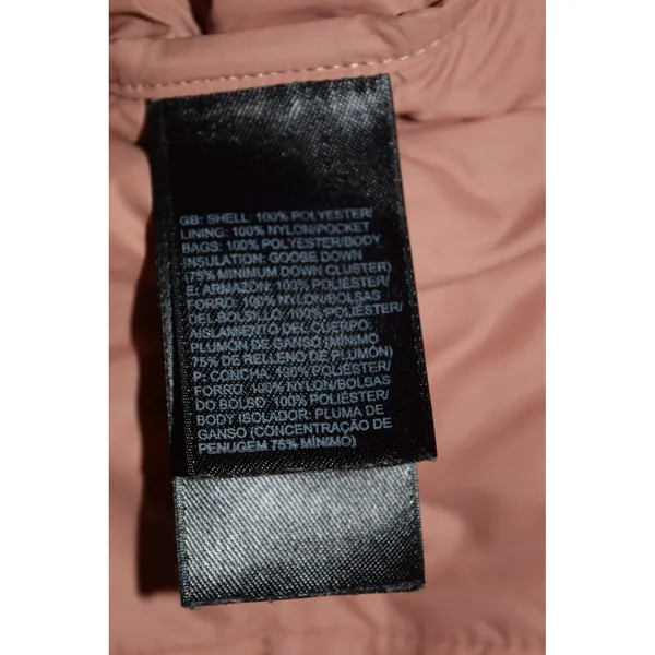 The North Face Puffer Jacket Womens M Black Grey 550 Down Insulated Colorblock - Image 7