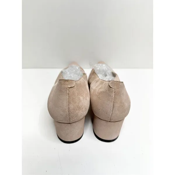 Amalfi by Rangoni Shoes Pablito Pointed Toe Size 7 Pink Pump Cashmere‎ Suede - Image 6
