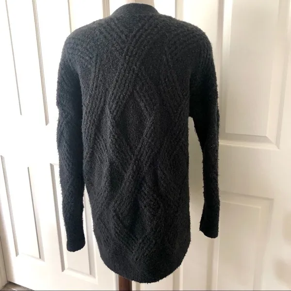 Anthropologie Moth wool blend grey cardigan sweater XS - Image 3