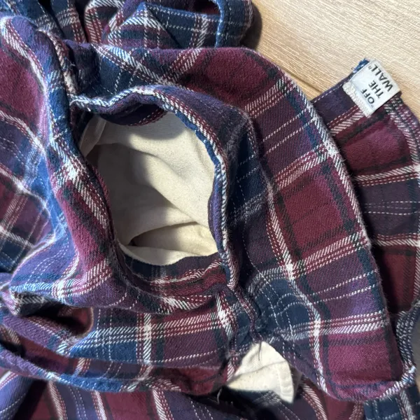Vans Blue & Maroon Plaid Hooded Shacket • Small Pre-owned In great condition! - Image 9