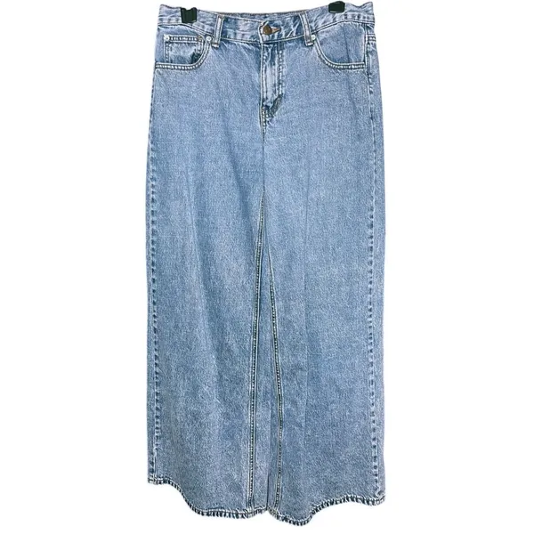 UO BDG Women’s A-Wide Lightwash Wide Leg Denim Jeans - Image 3