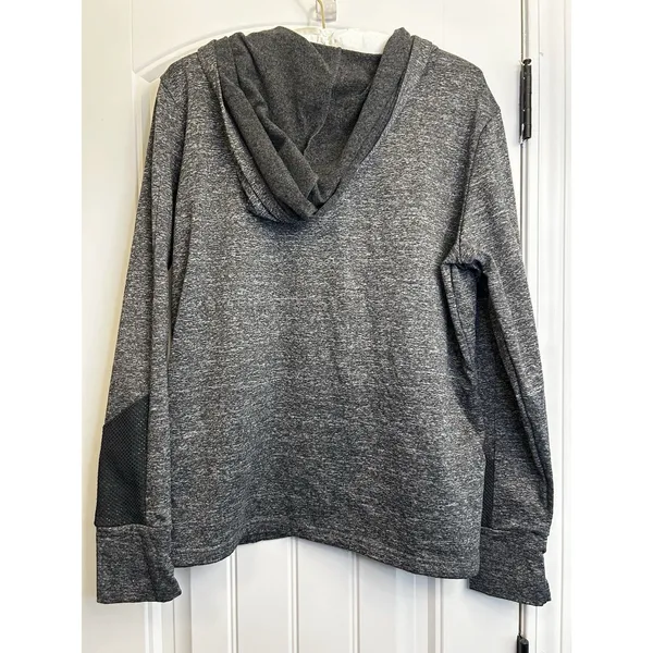 Litletics Gray Full Zip Women’s Hooded Performance Jacket XL Stretch Athleisure - Image 12
