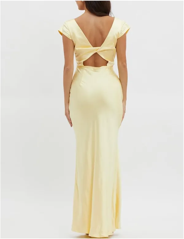 Amazon Satin Maxi Dress - Image 3