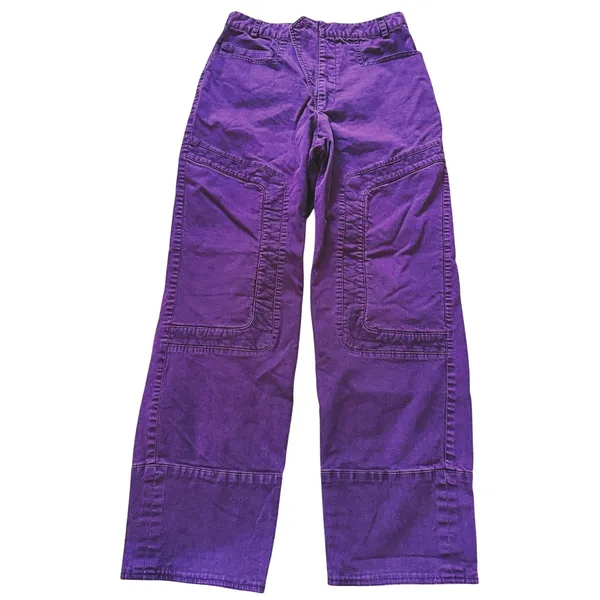 Tuckernuck SEA Womens Quilted Barrel Cargo Pants Size 4 Purple Utility Scandi - Image 3
