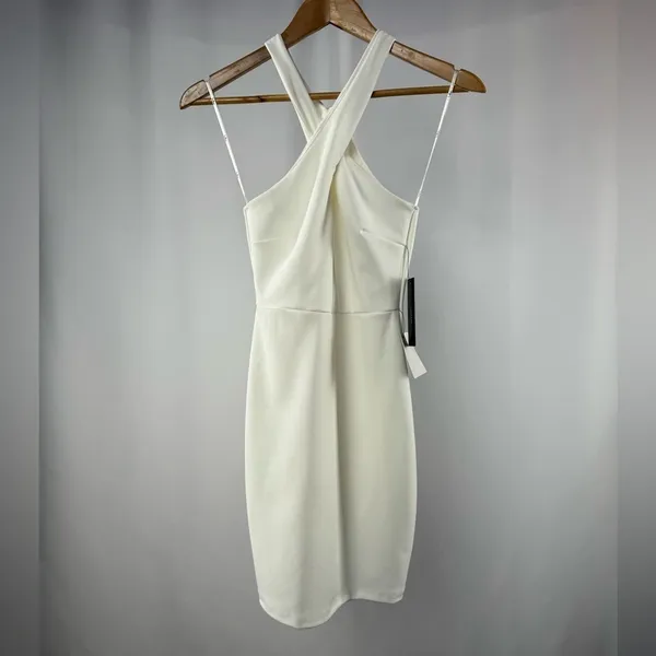 NWT Lulus‎ Thrive Sleeveless Bodycon Dress in White Size Extra Small - Image 4