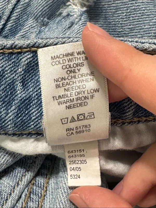 Goldie Blues Cheeky Taper Ankle Hi rise Original Fit Light Distressed Jeans sz 8 - Image 12