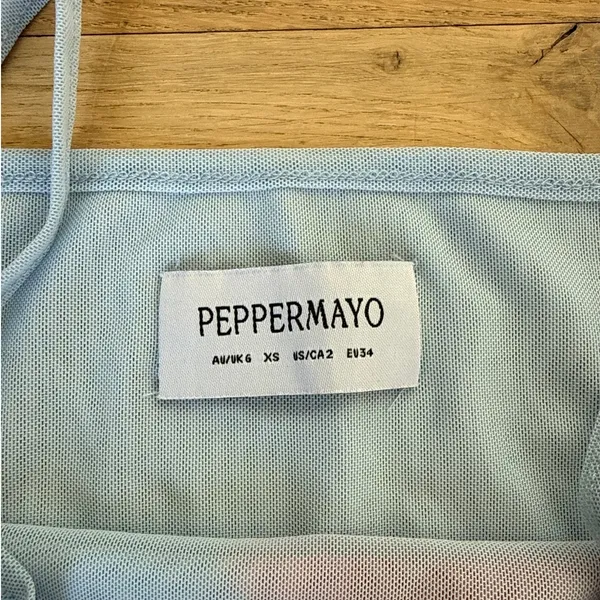 Peppermayo Cami Top & Midi Skirt Floral Tamia Size XS Blue Pink - Image 3
