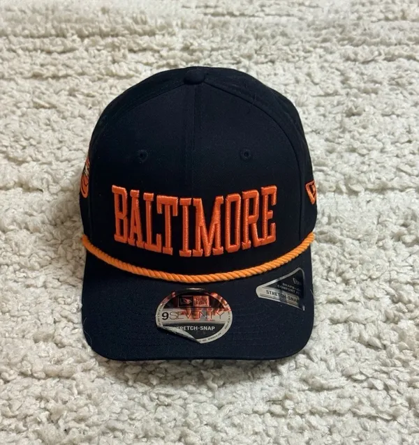 New Era Baltimore Orioles Mlb City Connect 9Seventy Stretch-Snap Snapback Hat - Image 3