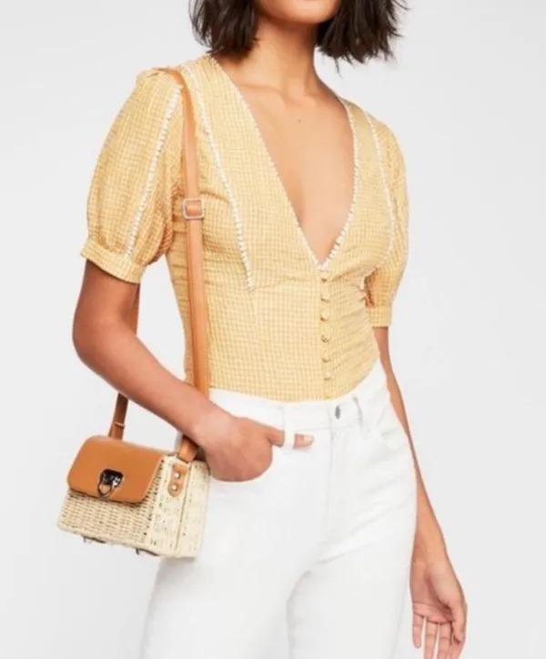 Free People Gingham Top - Image 5