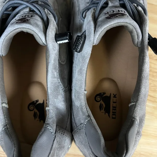 Dbeck Amundsen Grey Suede Handcrafted Casual Outdoor Walking Shoes Size 36 - Image 6