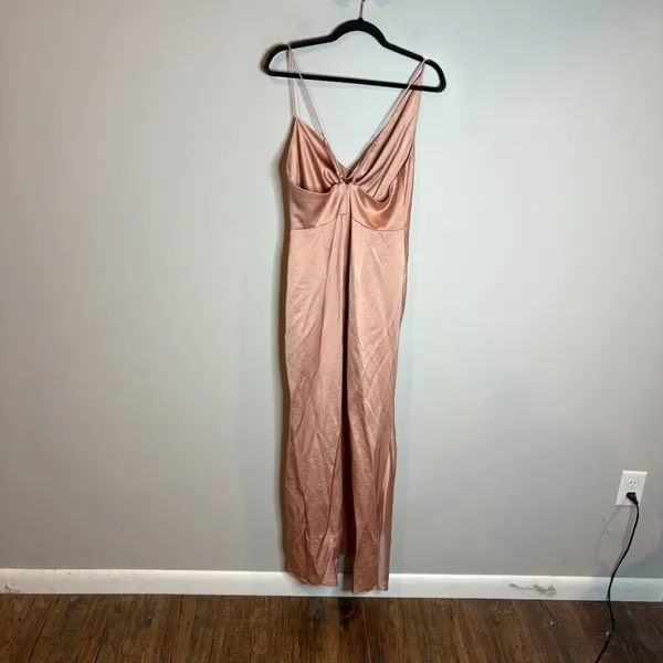 NWT Significant Other Aria Cowl Neck Maxi Dress in Nougat - Image 7