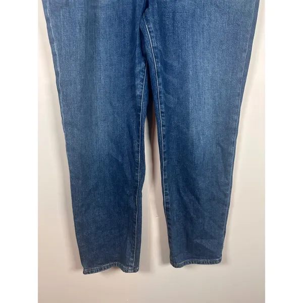 Madewell Classic Straight Jean Women 32 Blue Denim High Rise Minimalist - Image 2