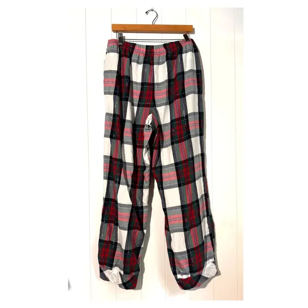 Victoria’s Secret Plaid Flannel Pajama Set Women’s Large - Image 5