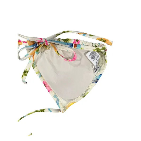 Old Navy Textured Triangle String Bikini Set Top‎ M Bottom S New Swim - Image 5