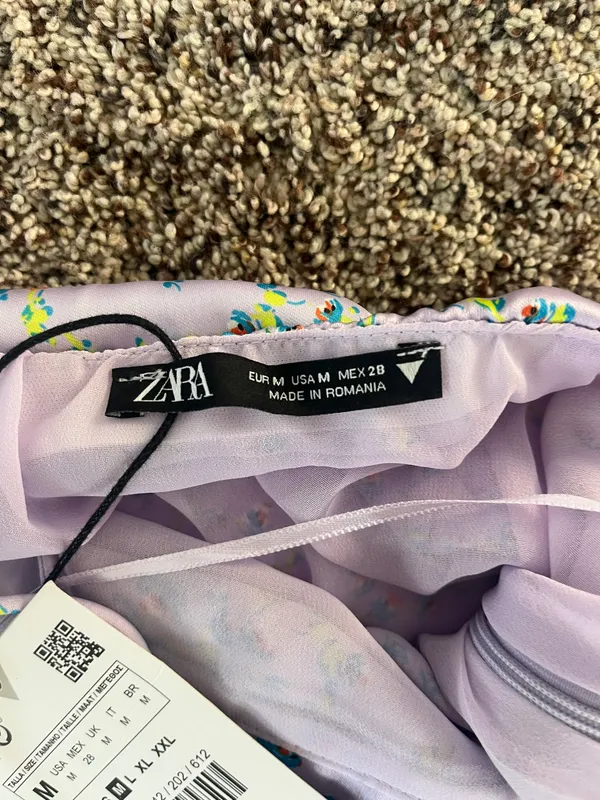 Zara Floral Mini Dress - Image 3