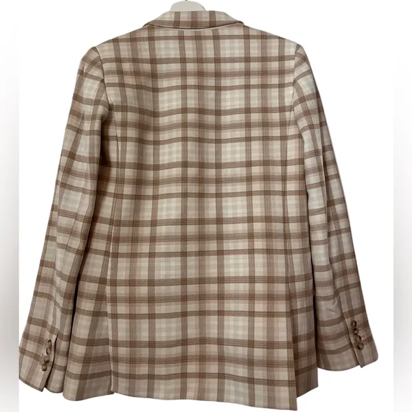 WILFRED Plaid Double Breasted Blazer - Image 4