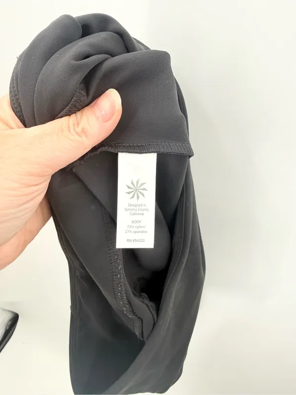 Athleta‎ Women’s Stellar Tight Zip Pocket Ankle Pants 870815 Black Size Small - Image 5