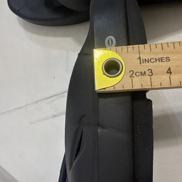 OOFOS Ooriginal Recovery Black Sandals Thong Flip Flops Women's Size 9 Men's 7 - Image 15