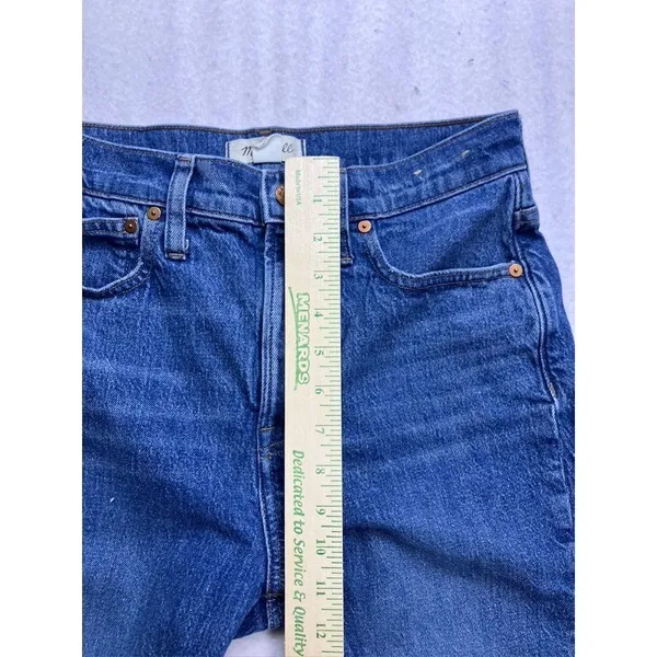 Madewell The Perfect Vintage Jean Women 27 Blue High Rise‎ Straight Leg Denim - Image 7
