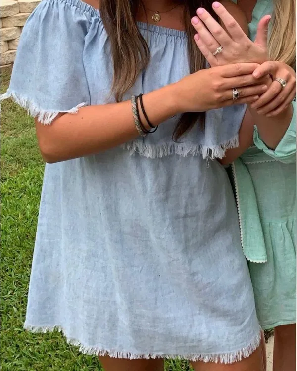 Show me your mumu off shoulder dress - Image 6