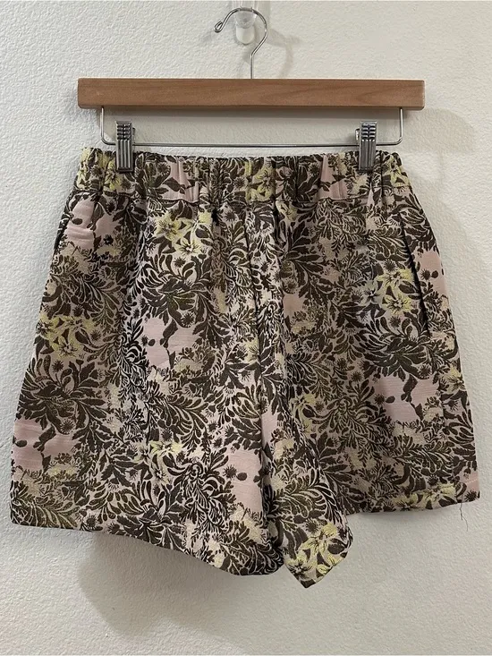 Free People Shine Like A Shorty Jacquard Shorts in Gold Combo Size XS‎ NWT - Image 9
