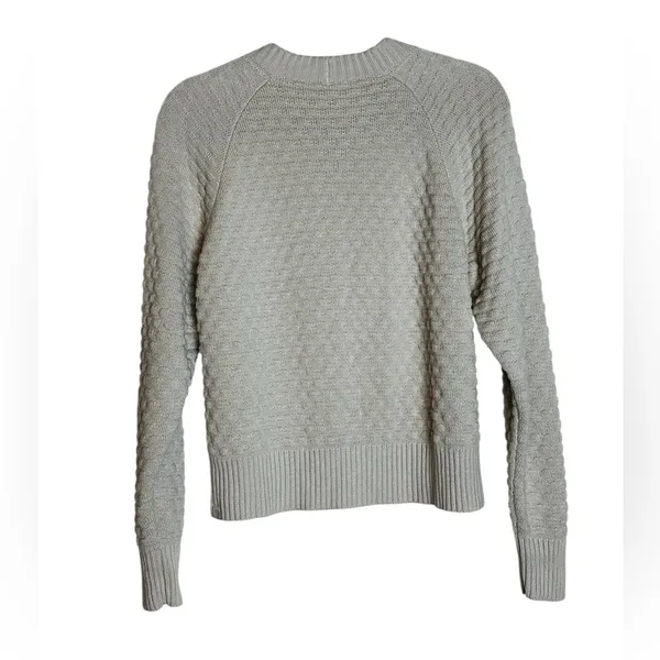 Lululemon Texture Play Sweater Cashmere Blend Ivory Size Medium - Image 8