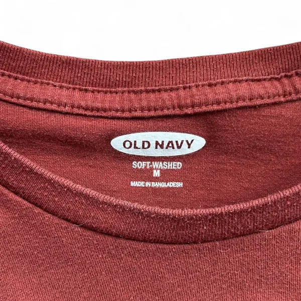 old navy burnt orange long sleeve shirt - Image 4