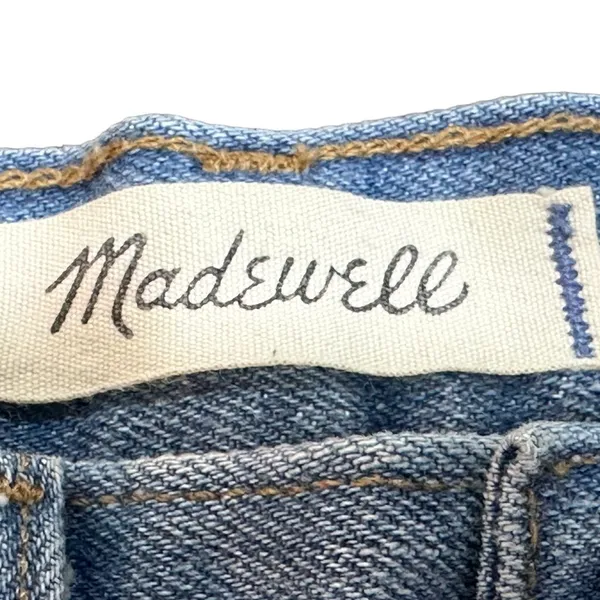 Madewell‎ The Dadjean Light Wash Button Fly Relaxed Size 23 Cotton 90's Straight - Image 6