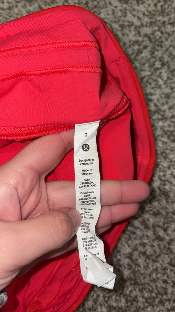 Lululemon Asymmetrical Layered HR Tennis skirt size 2 - Image 5