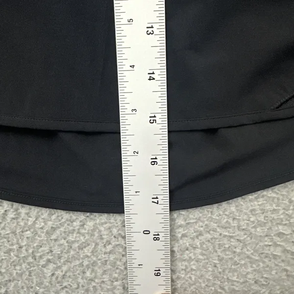 Lululemon Hotty Hot Skirt Skort High Rise Black Athletic Tennis Women's 4 Tall - Image 8