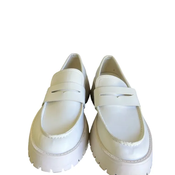 Madden Girl Heather Platform Lug Sole Women's Loafer Size 8.5 #596 - Image 2
