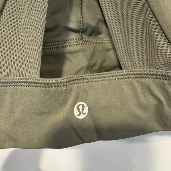 Olive Green mesh open back Lululemon bra‎ - Image 3