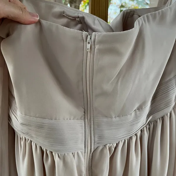 Birdy Grey Gigi Jumpsuit Versatile Styles Neutral Champagne Size 1X. NEW - Image 9