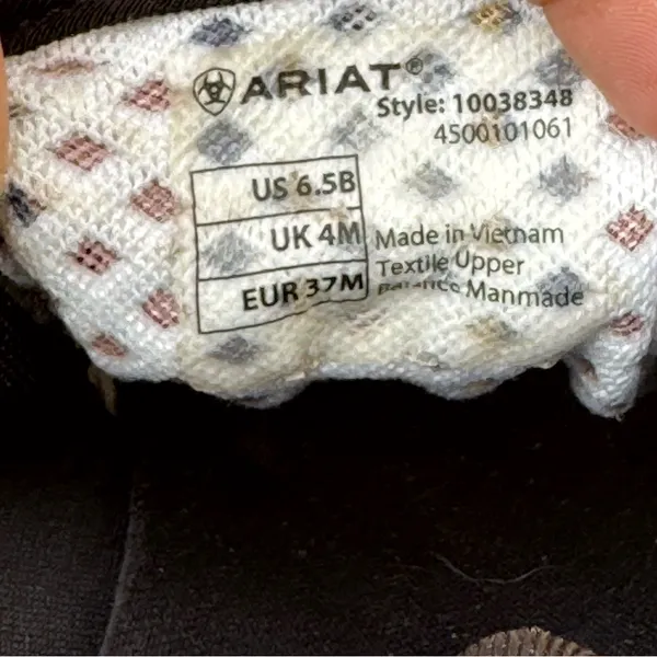 Ariat Women's Fuse Serape Training Sneakers Size 6.5 - Image 10