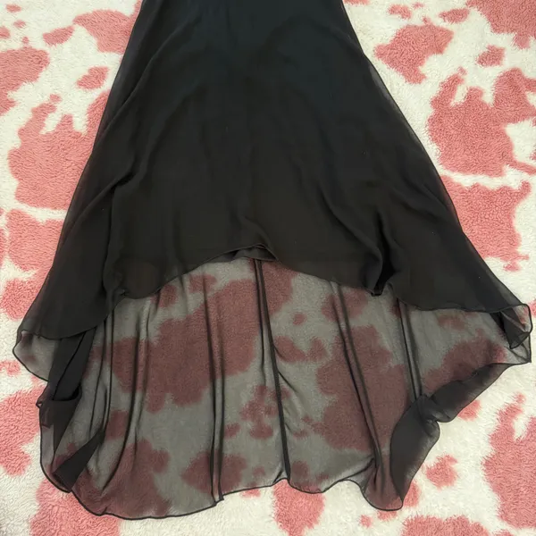 🖤 Gothic Romance Sheer Hi-Low Strapless Dress | Vampire Fairy • Dark Coquette • Y2K Formal • Festival Goth 🖤 - Image 7