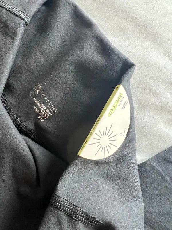 Aerie High Wasted Foldover Flare Legging - Image 3