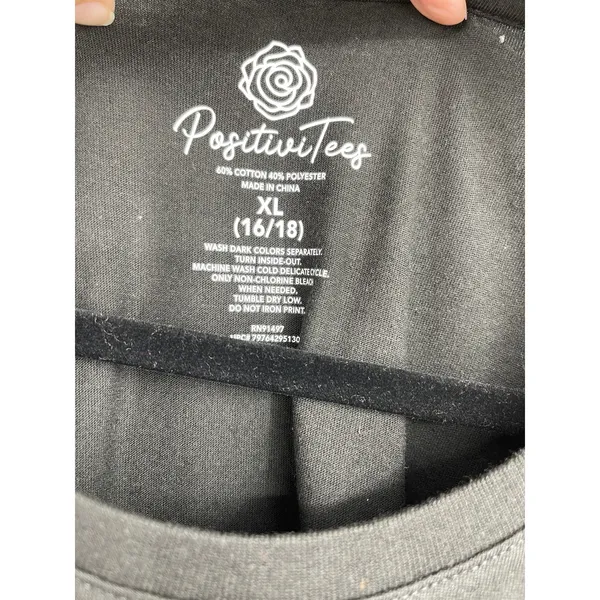 Positivi Tees Black TShirt The Greatest Moms Get Promoted to Grandma XL NEW - Image 6