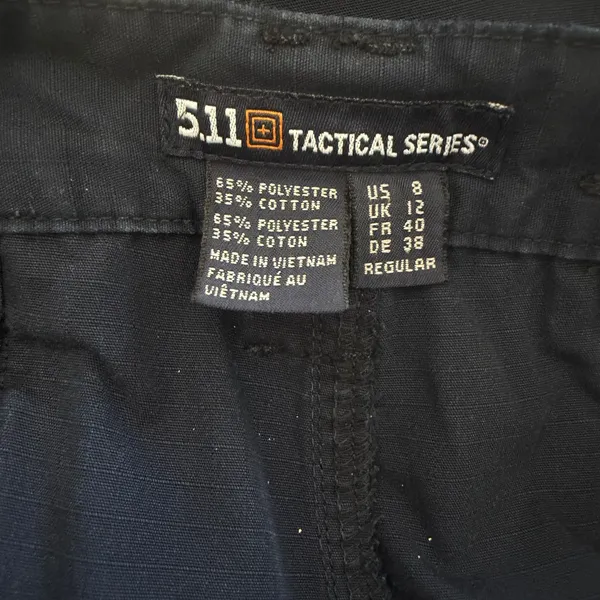 5.11 Tactical Womens Size 8 Regular Navy Blue Pants Cargo Pockets Workwear - Image 9