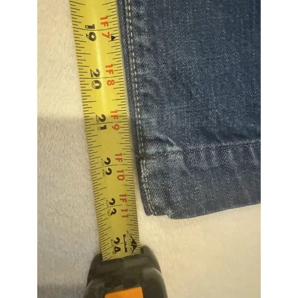 7 For All Mankind Dojo Crop Denim Jeans Women's Sz 30 U121B082U-082U Made In USA - Image 13