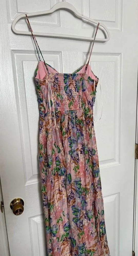 Revolve ASTR the Label Emine Dress in Pink & Blue Floral - Image 11