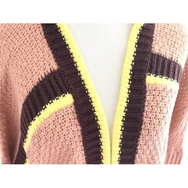 Umgee Oversized Wrap Sweater Draped Boho Crochet Chunky Swing Cardigan‎ Jacket. - Image 9