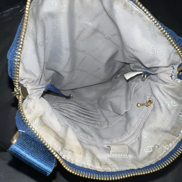 Baggallini Hanover Crossbody Bag Blue Nylon Turn‎ Lock Adjustable Strap Medium - Image 9