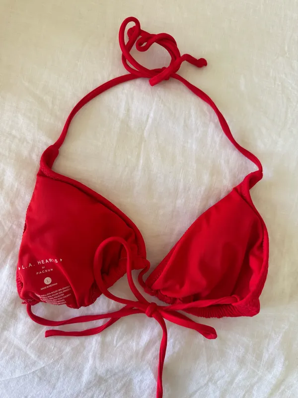 PacSun LA Hearts Bikini Top - Image 4