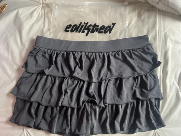 Edikted Aimee Ruffle Mini Skirt NWT - Image 3