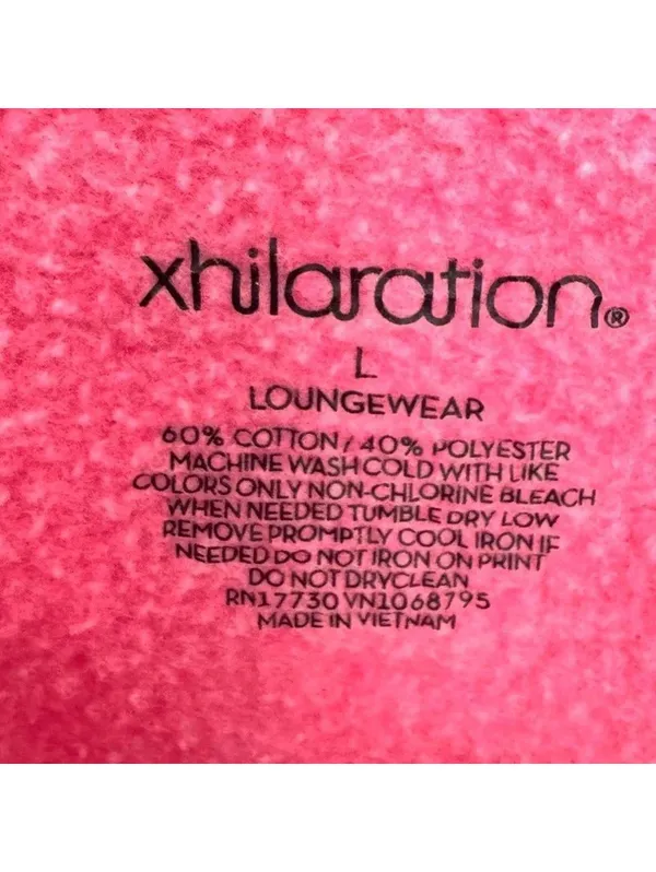 Xhilaration Pink Heart Graphic Sweatshirt Women L Y2K Retro Target Crewneck - Image 3