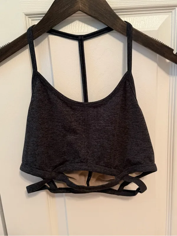 Free People Movement Infinity Sports Bra in Gray Heather - Image 3